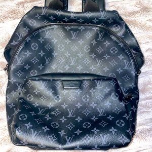 Authentic Louis Vuitton Discovery Backpack Monogram Eclipse Canvas PM